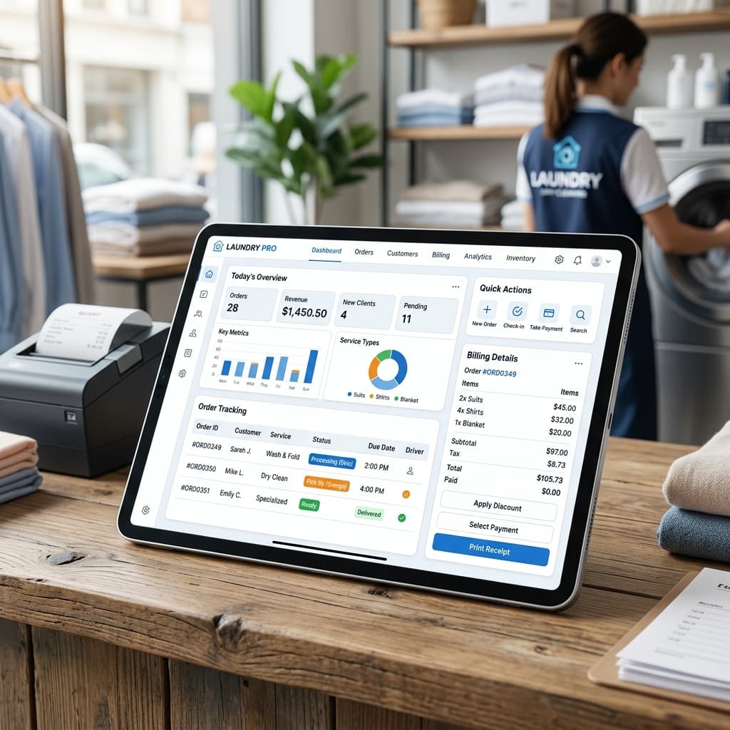 POS software interface